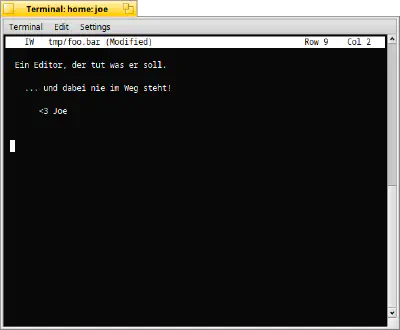joe unter Haiku