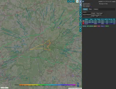 Wenig Flugverkehr am Sonntag